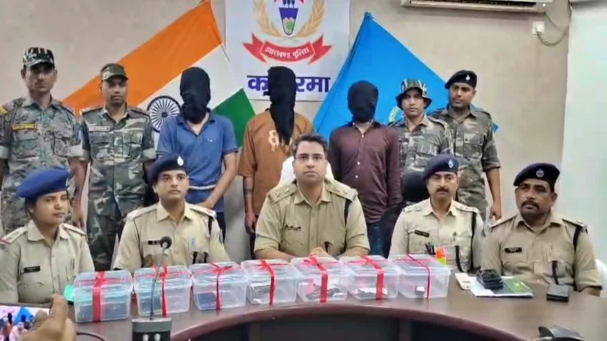 कोडरमा में बैंक लूट की साजिश नाकाम, पुलिस ने चार अपराधियों को दबोचा; मुठभेड़ में एक को लगी गोली