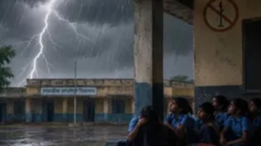 बरही प्रखंड के 80 प्रतिशत स्कूलों में नहीं है तड़ित चालक, वज्रपात से बच्चों की जान पर मंडरा रहा खतरा