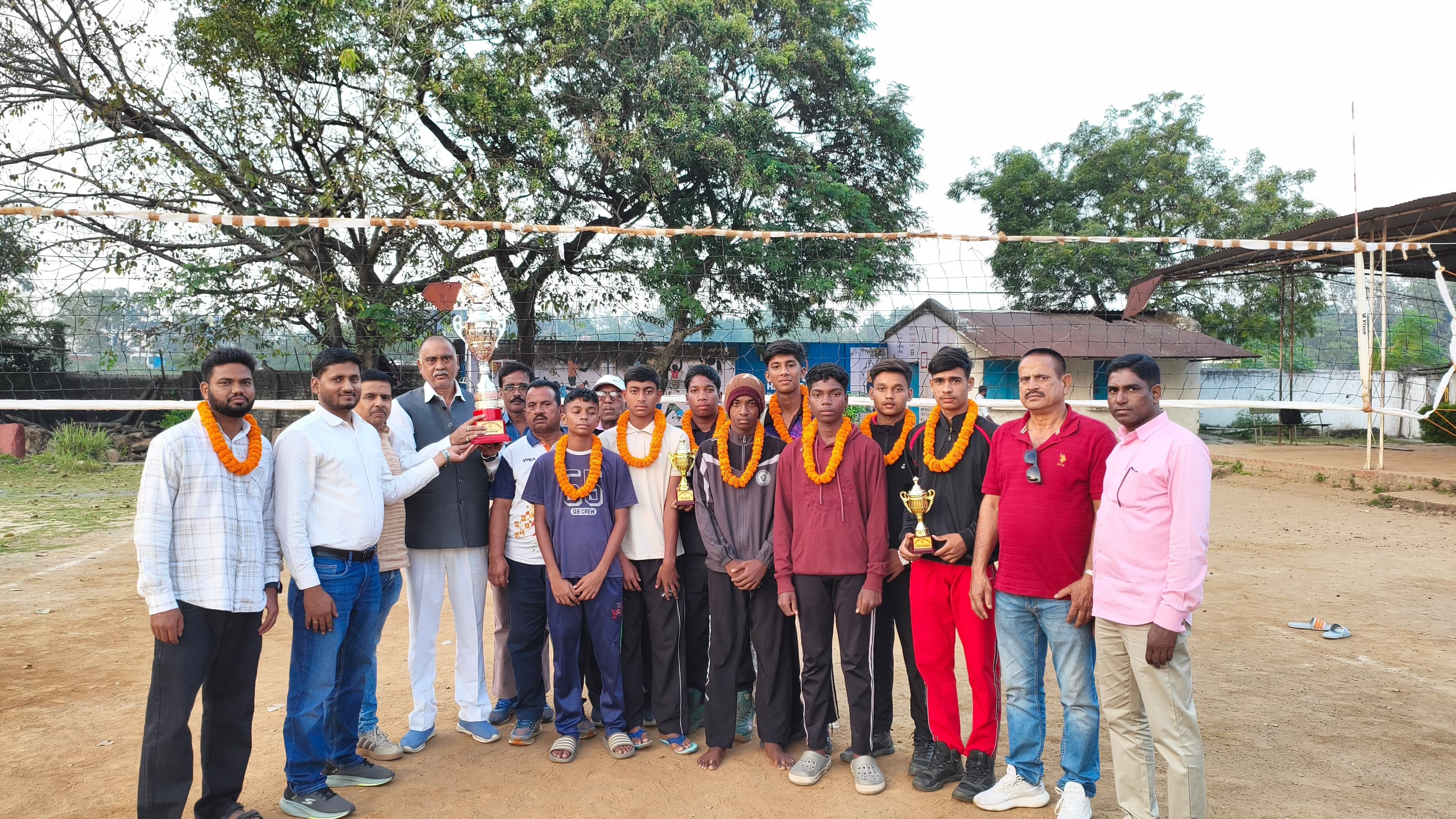 राज्य स्तरीय मिनी वॉलीबॉल चैंपियनशिप में हजारीबाग की टीम उपविजेता