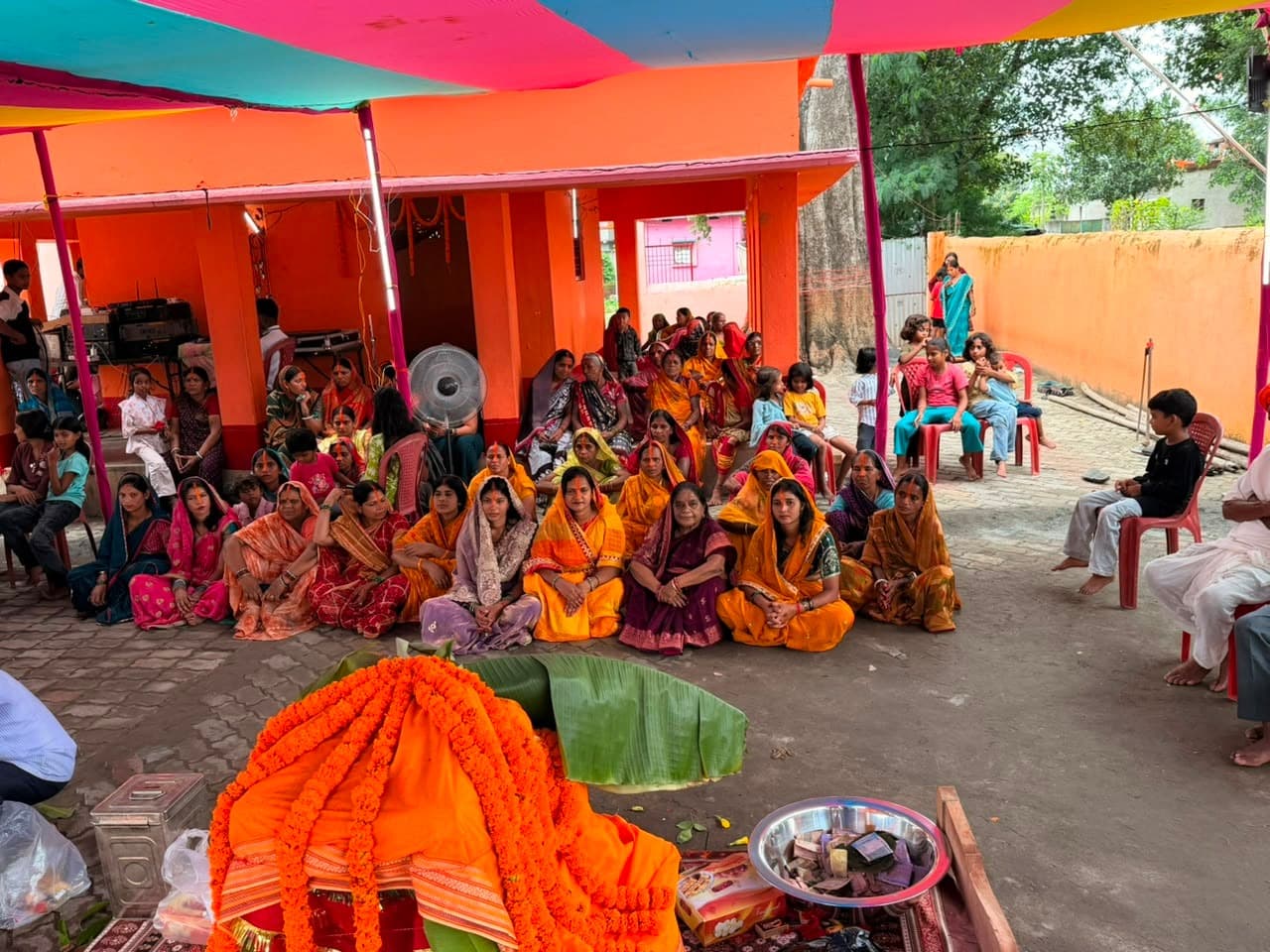 हरि के नाम में रंगा मढ़ैयाटांड़, 24 घंटे अखंड कीर्तन में उमड़ा आस्था का सैलाब