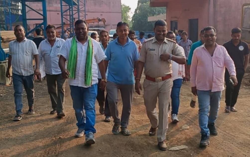 वनांचल फैक्ट्री में जमीन विवाद का समाधान