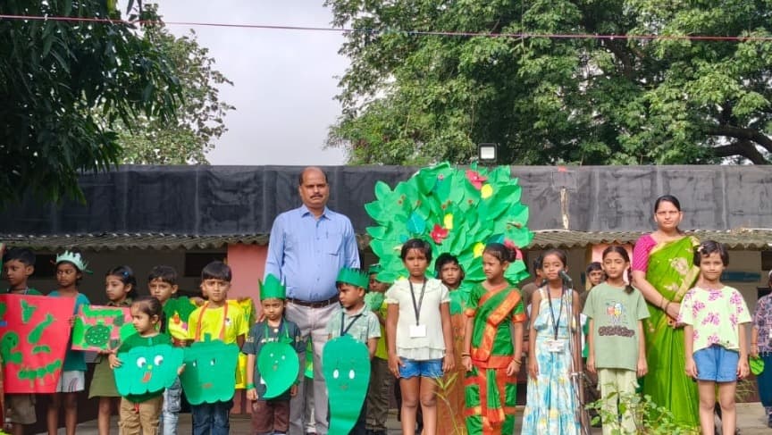 डी.ए.वी. पब्लिक स्कूल बरही में धूमधाम से मनाया गया ग्रीन डे  