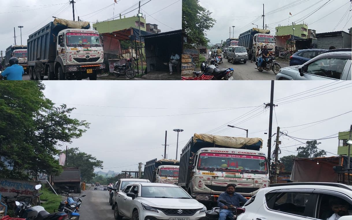 नो-एंट्री की धज्जियां उड़ाते मालवाहक वाहन, निगरानी व्यवस्था पर बड़ा सवाल!