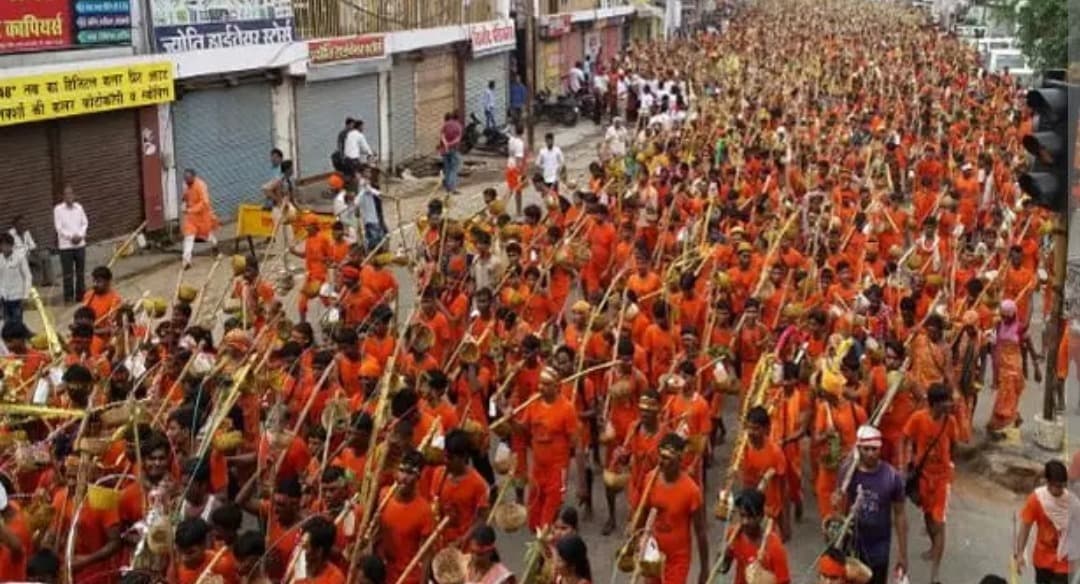 दूसरी सोमवारी पर बाबा बैद्यनाथ धाम में उमड़ा आस्था का सैलाब