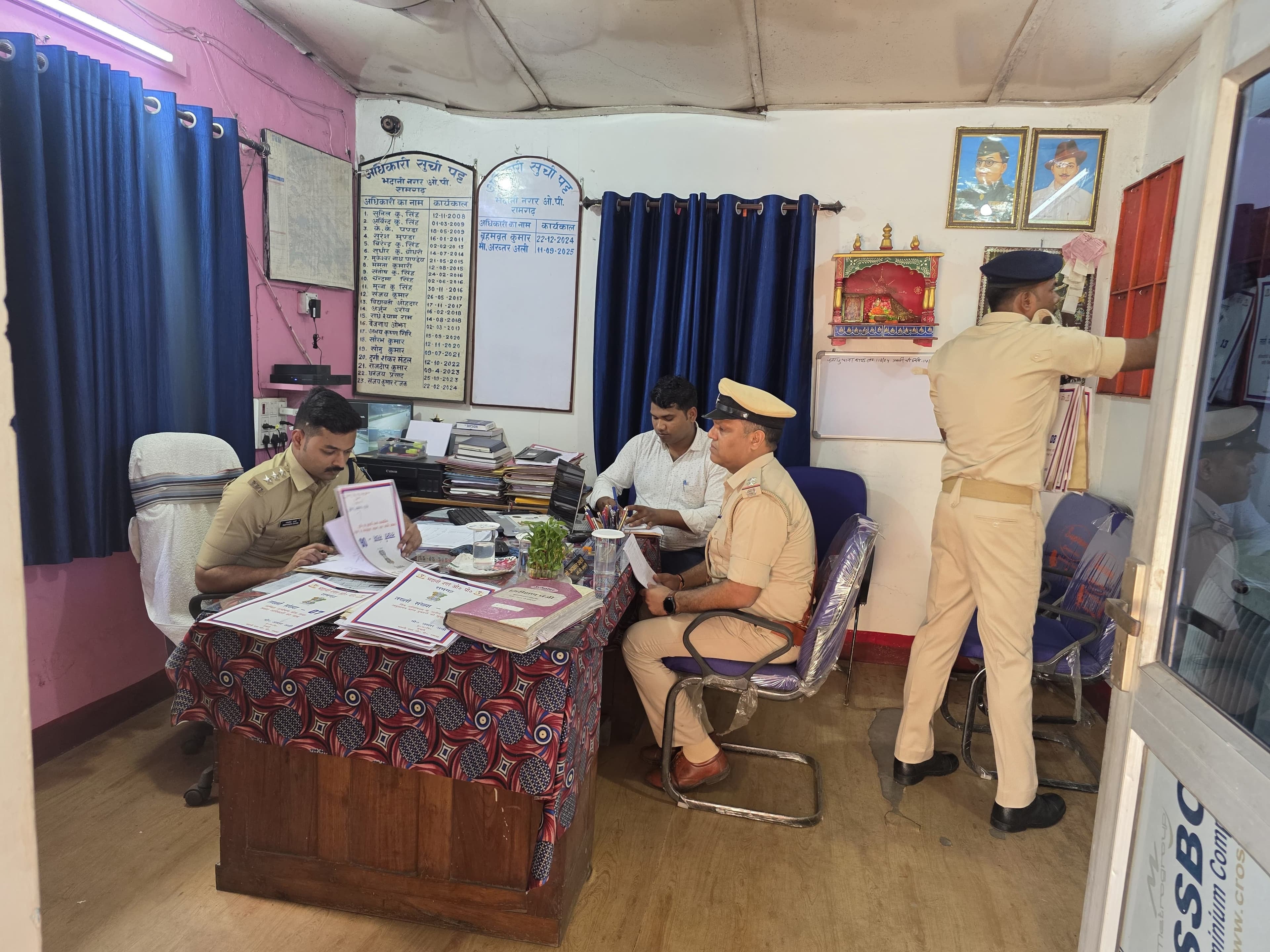 एसडीपीओ ने भदानीनगर ओपी का किया निरीक्षण, दिए आवश्यक दिशा-निर्देश