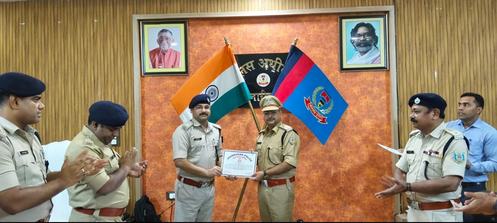 Hazaribagh Police सम्मान: मुठभेड़ और अपराध नियंत्रण में बेहतर काम करने