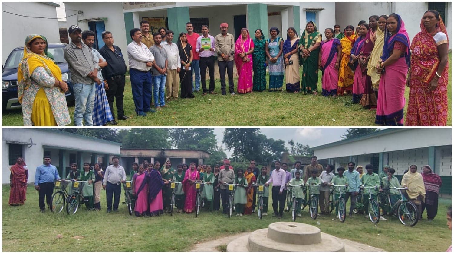 चुम्बा विद्यालय में एसएमसी गठन, विद्यार्थियों को मिली साइकिल