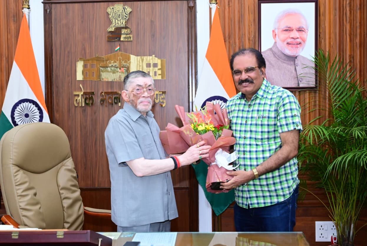 राज्यपाल से मिले कोनार परियोजना प्रधान, क्षेत्र के विकास कार्यों पर हुई चर्चा