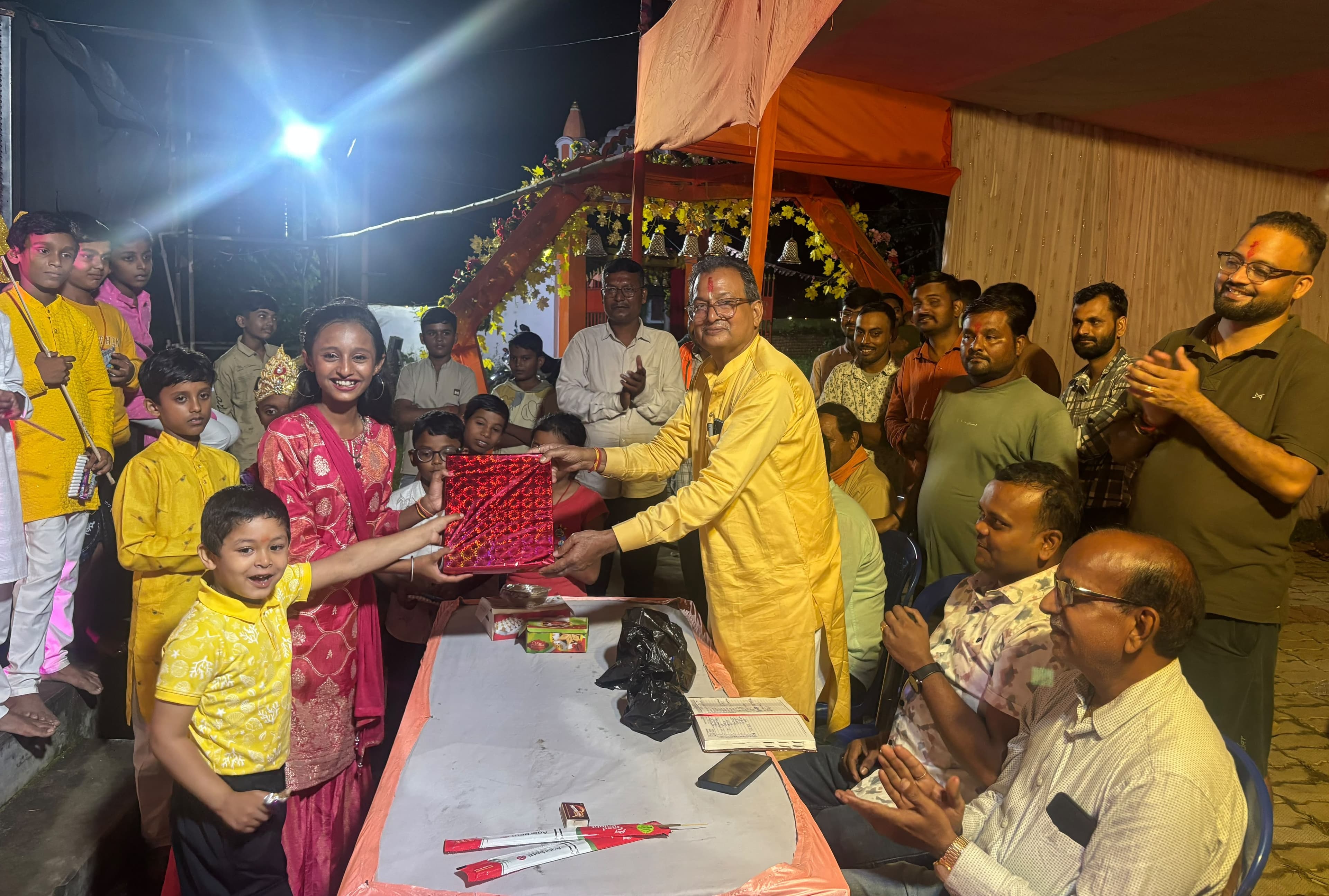मांडू चट्टी के नवनिर्मित गणेश मंदिर में हुई विशेष पूजा अर्चना, 