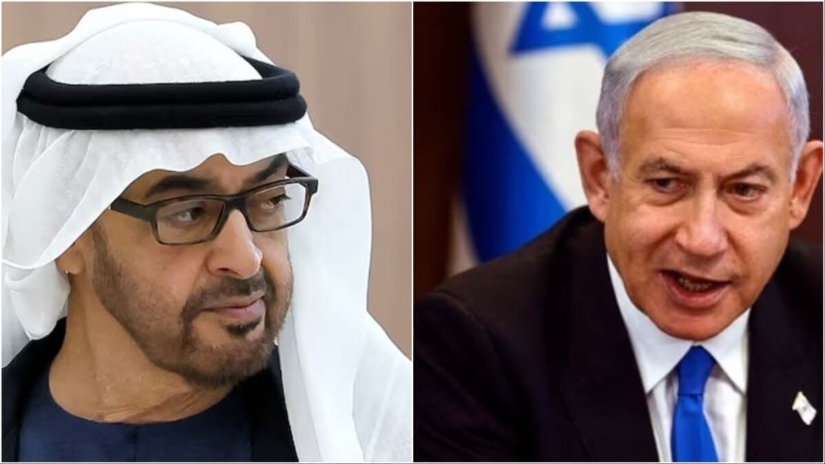 नेतन्याहू का अचानक अबू धाबी दौरा, UAE राष्ट्रपति से हुई मुलाकात