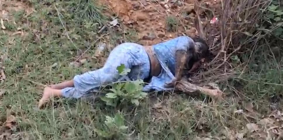 सलैया जंगल में सड़क किनारे मिला अज्ञात महिला का शव, हत्या कर फेंके जाने की आशंका