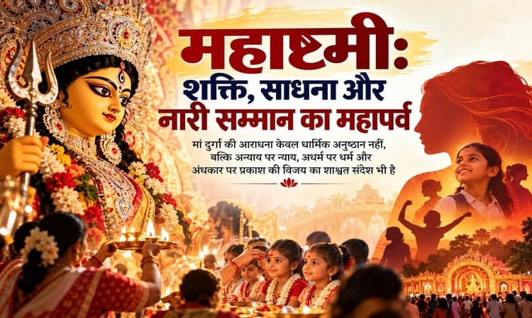 महाष्टमी: शक्ति, साधना और नारी सम्मान का महापर्व