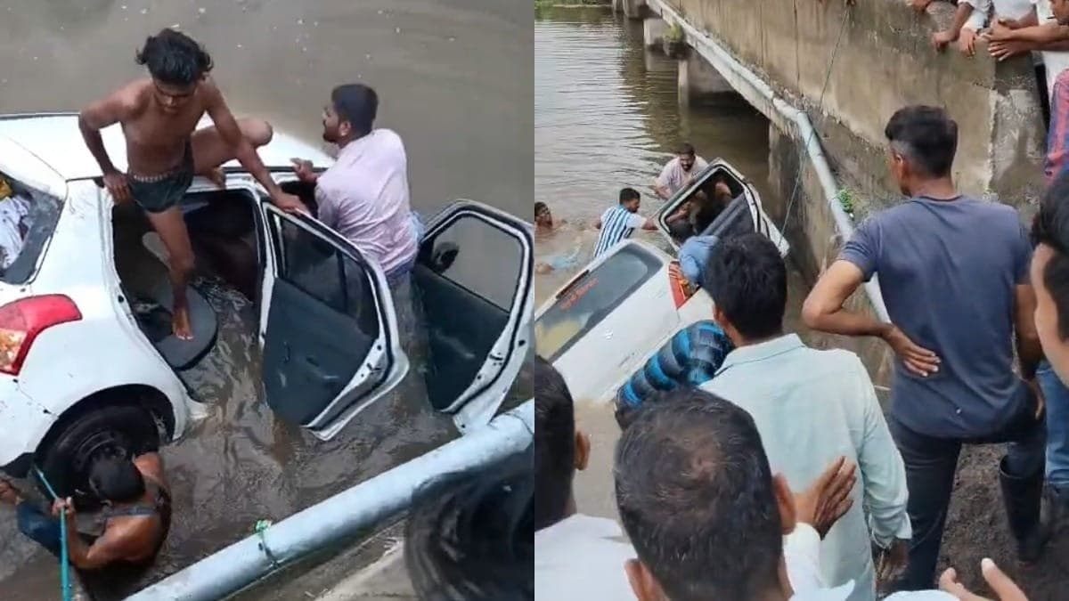 मध्य प्रदेश के राजगढ़ में बड़ा सड़क हादसा, तालाब में गिरी कार; खाटू श्याम जा रहे 5 श्रद्धालुओं की मौत