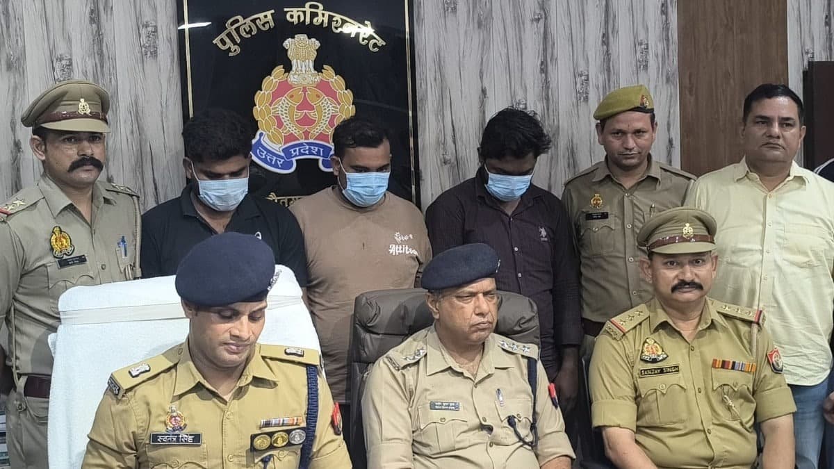 ग्रेटर नोएडा में तीन करोड़ की चोरी का खुलासा, तीन आरोपी गिरफ्तार