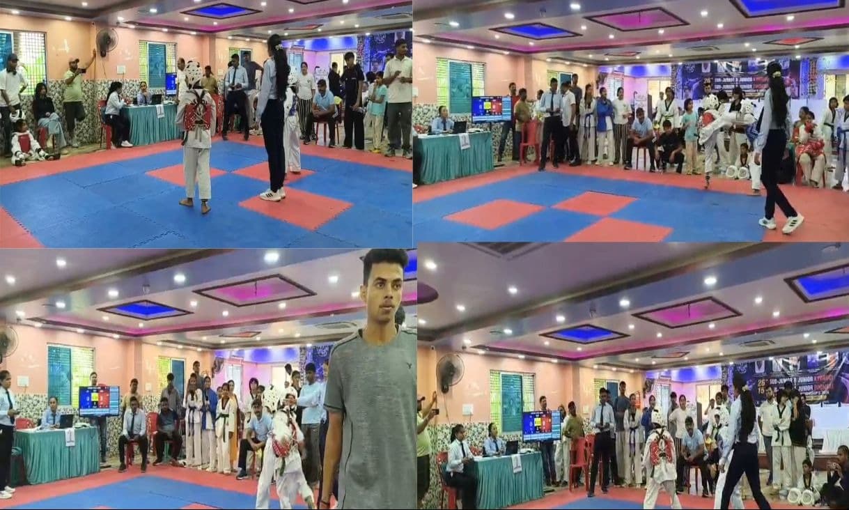 26वीं झारखंड राज्य ताइक्वांडो चैंपियनशिप में हज़ारीबाग का जलवा, 2 स्वर्ण सहित 8 पदकों पर किया कब्ज़ा