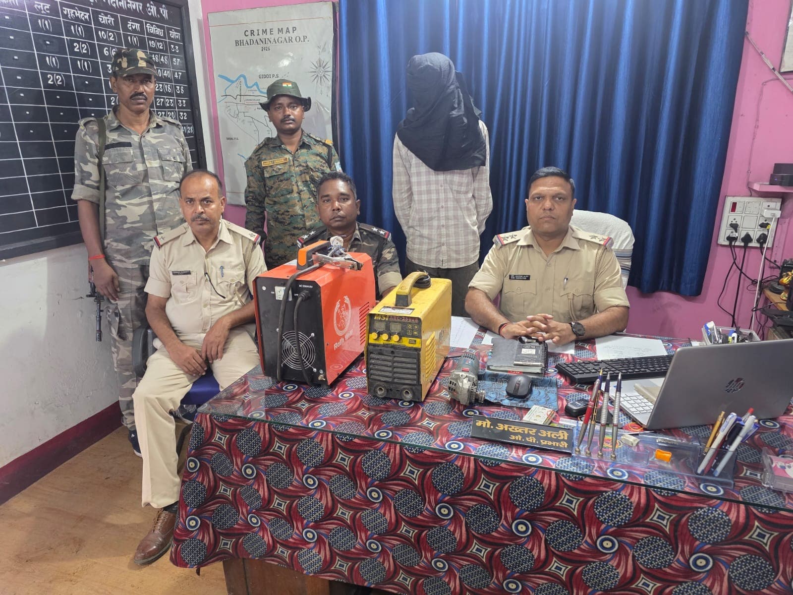 वेंकटेश फैक्ट्री में चोरी का खुलासा, आरोपी गिरफ्तार