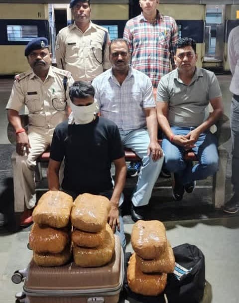 रांची रेल मंडल में RPF की बड़ी कार्रवाई, नौ महीने में 328 किलो गांजा जब्त