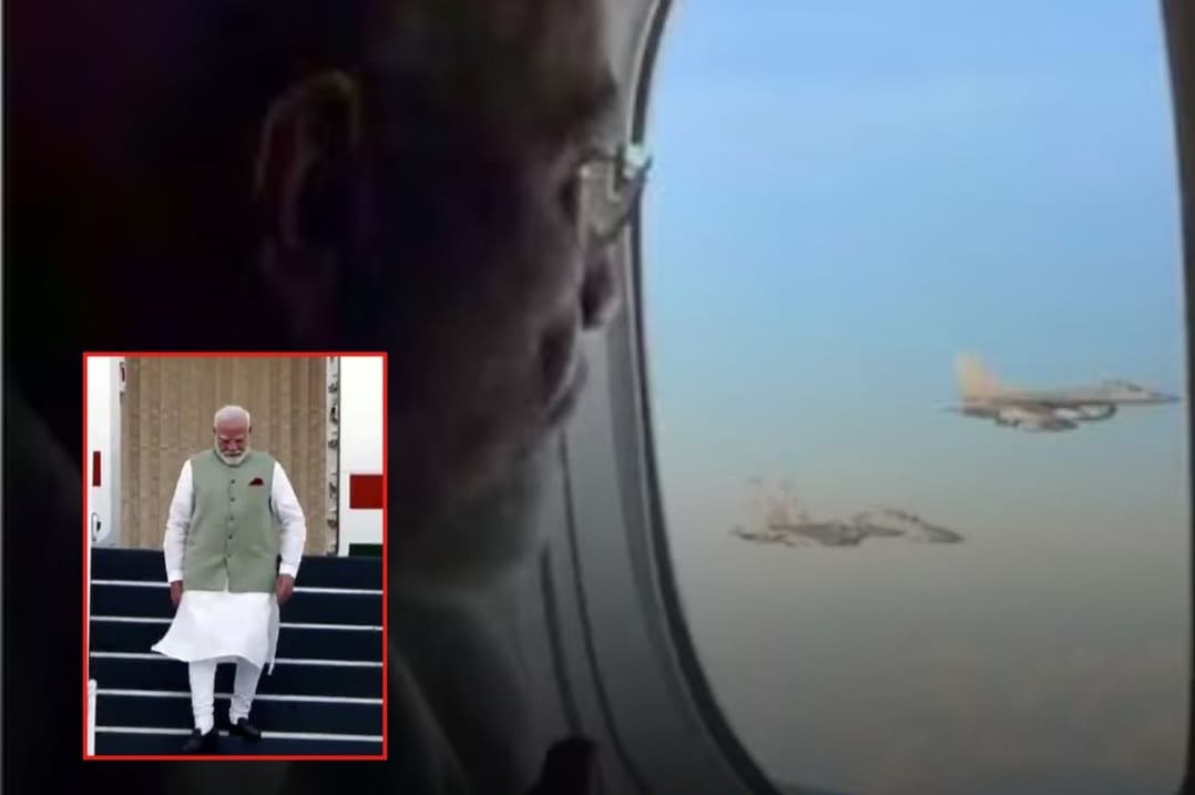 फाइटर जेट्स की एस्कॉर्ट के साथ इंडोनेशिया पहुंचे पीएम मोदी, राष्ट्रपति ने किया भव्य स्वागत