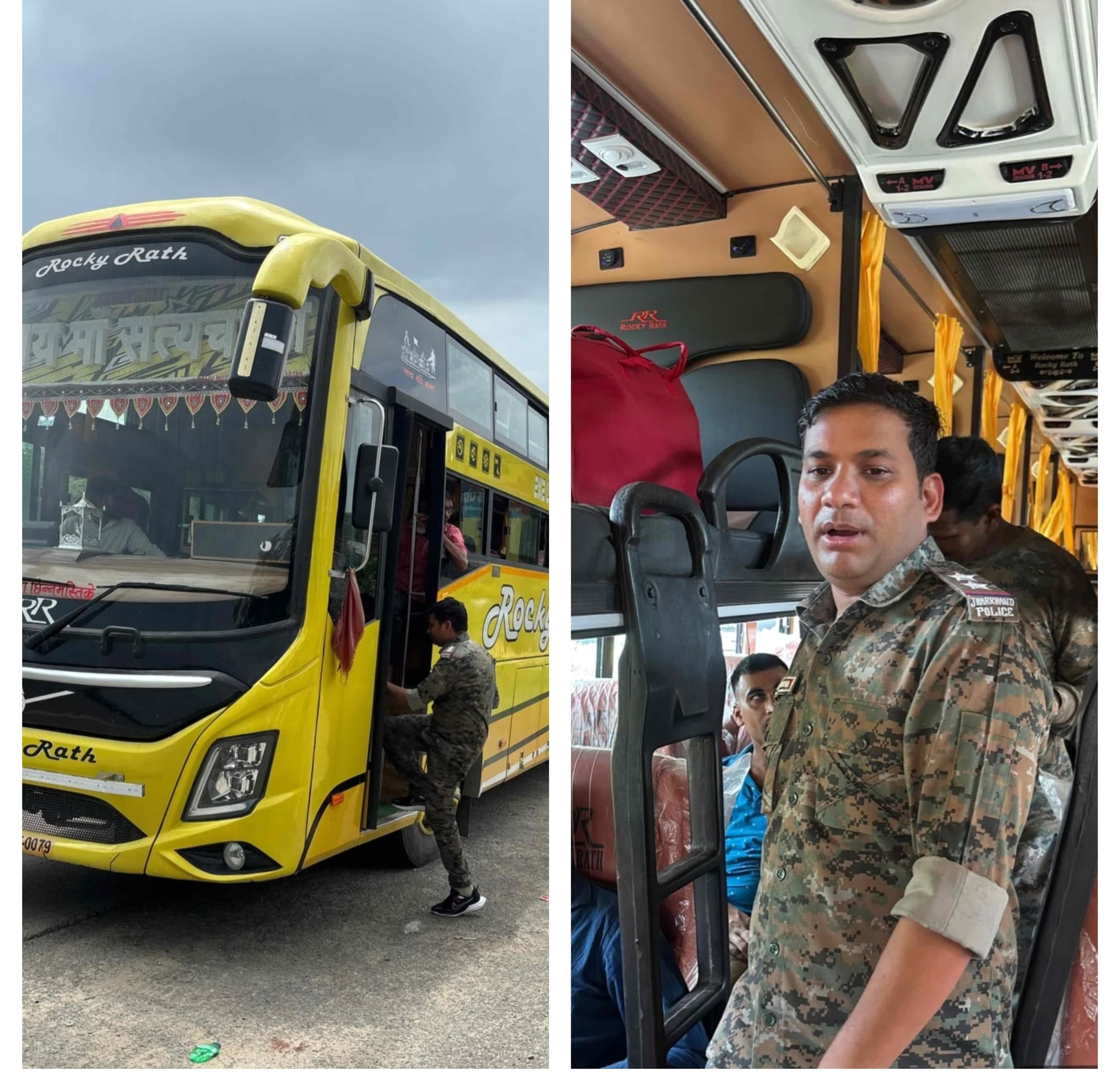 झारखंड विधानसभा घेराव के मद्देनजर चौपारण पुलिस हाई अलर्ट