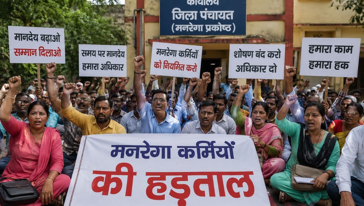मनरेगाकर्मियों की मांगों पर सरकार करे गंभीर विचार जिलाध्यक्ष ने उपायुक्त को सौंपा आवेदन, कहा- मांगें पूरी होने तक जारी रहेगा आंदोलन
