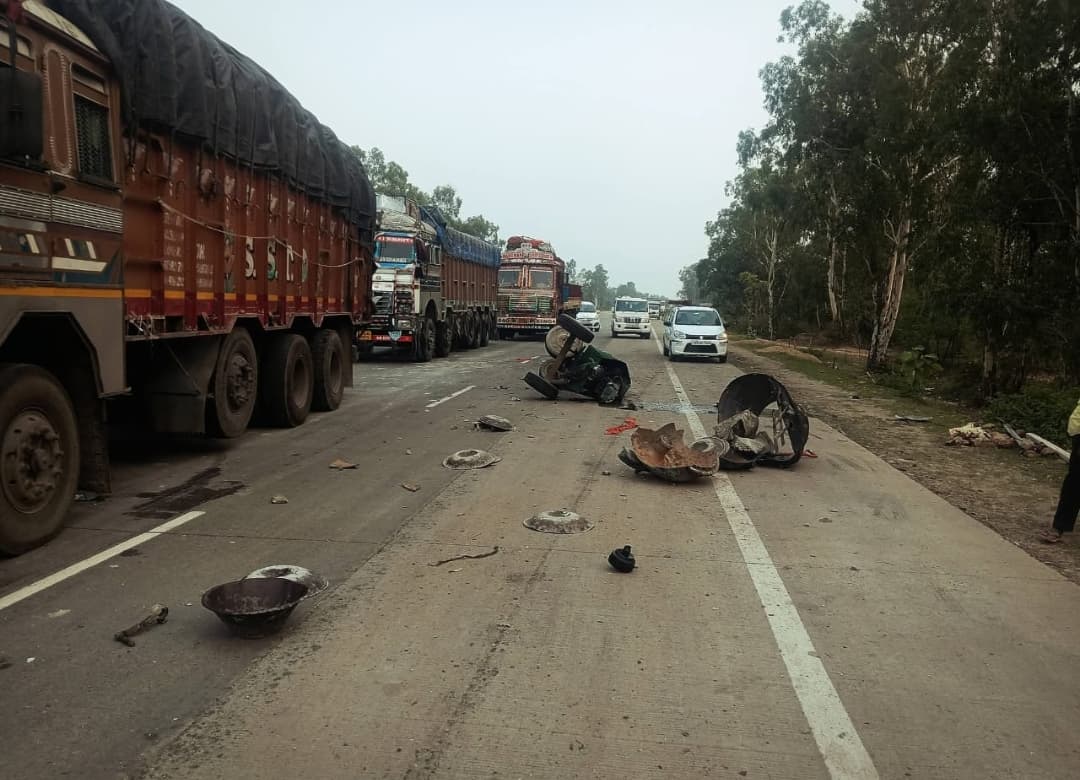 बरही: मजदूरों से भरी पिकअप को कंटेनर ने मारी टक्कर, 9 घायल