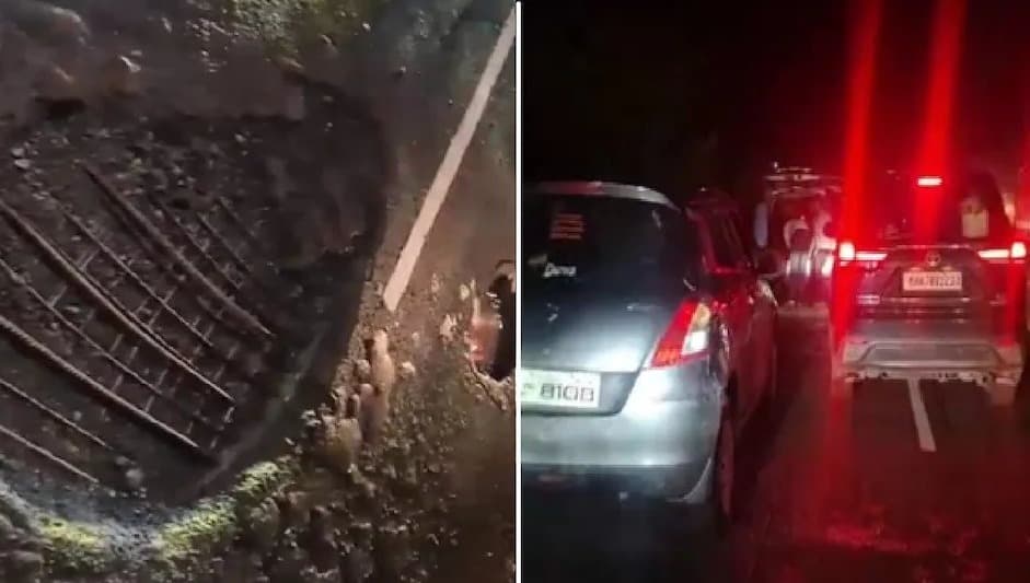 अजब-गजब: 12 मिनट में 15 हादसे! हाईवे के एक गड्ढे ने मचा दी तबाही, धड़ाधड़ फटे वाहनों के टायर