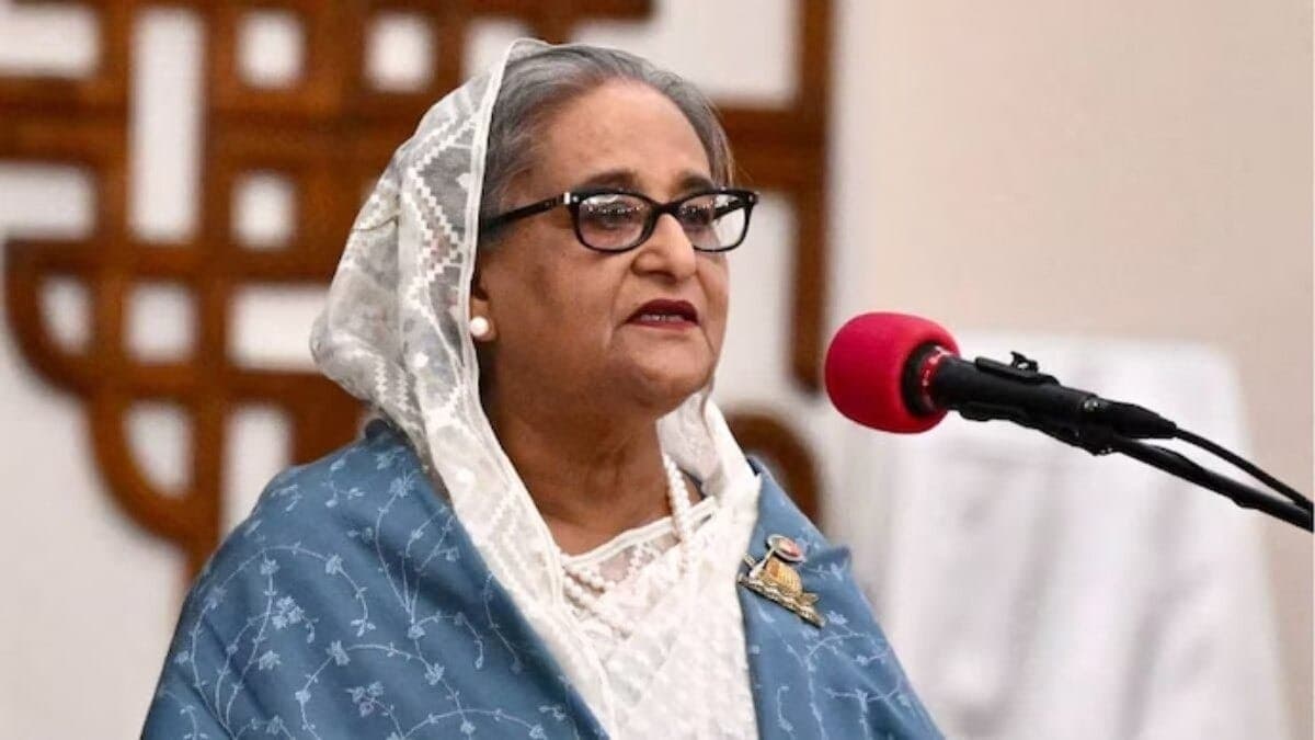 शेख हसीना के वर्चुअल संबोधन से पहले बांग्लादेश में हलचल, भारत से लगाई रोक की गुहार
