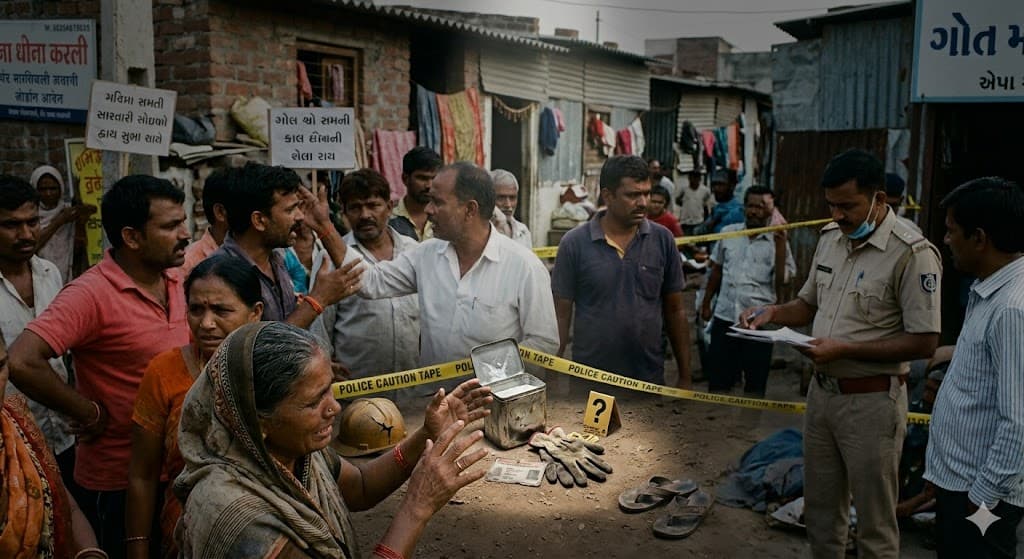 गुजरात में प्रवासी मजदूर की संदिग्ध मौत, परिजनों में मचा कोहराम