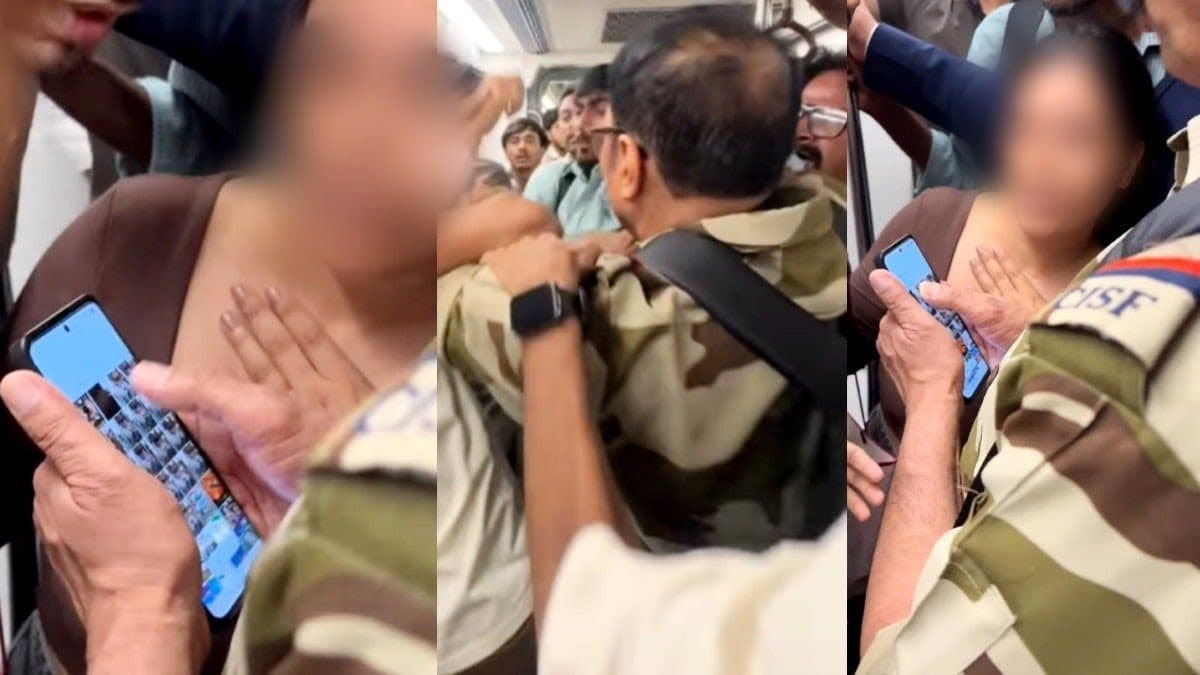 दिल्ली मेट्रो में महिला की फोटो खींचने का आरोप, CISF जवान सस्पेंड; यात्रियों से हुई झड़प