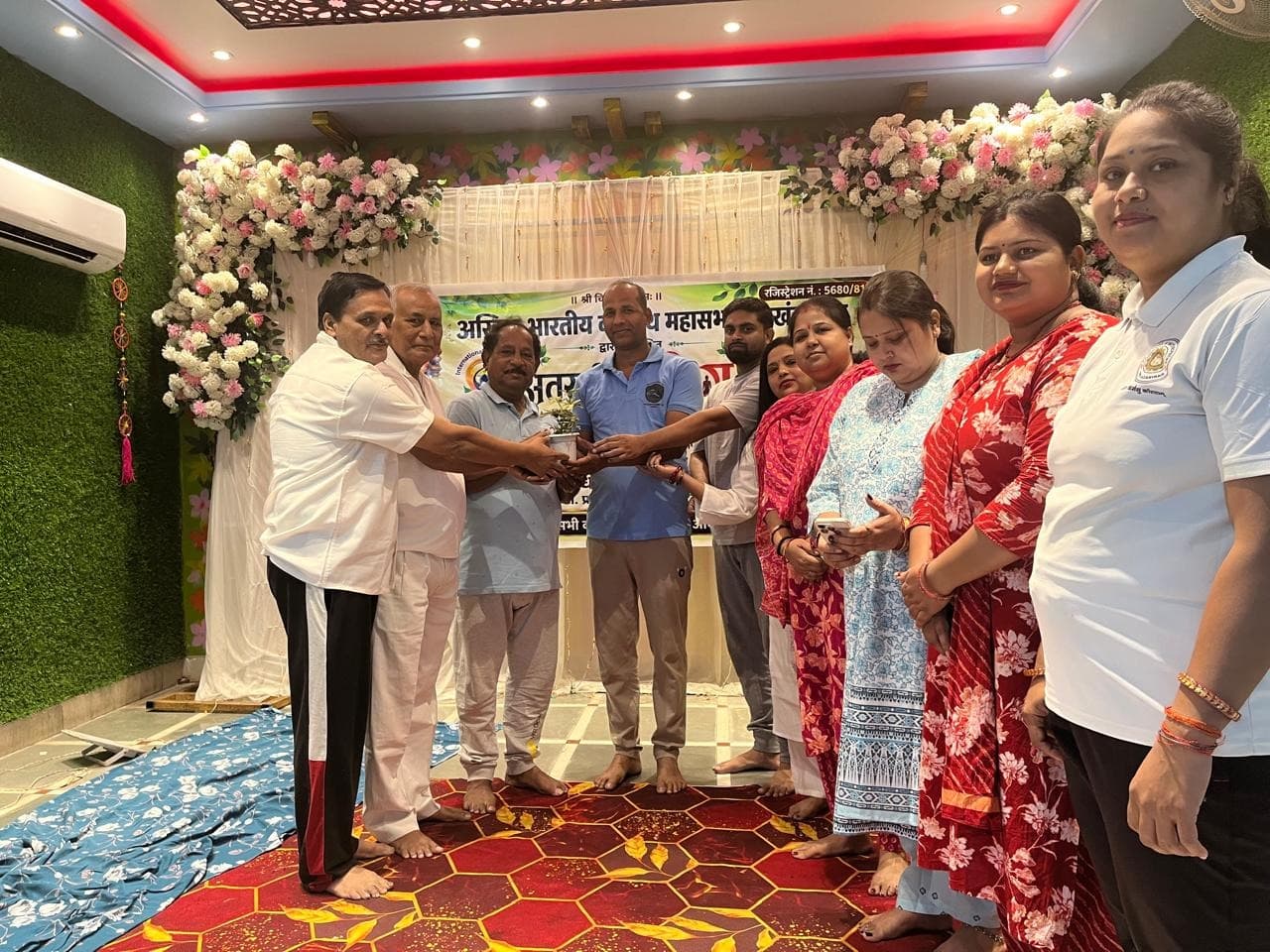अंतर्राष्ट्रीय योग दिवस पर अखिल भारतीय कायस्थ महासभा ने आयोजित किया योग शिविर