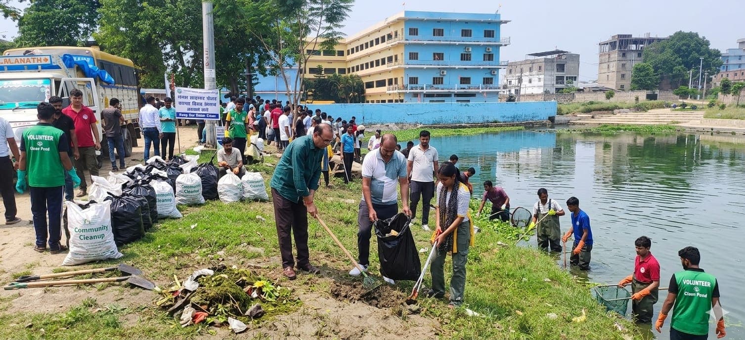 जबरा तालाब बचाने को उमड़ा शहर, विश्व पर्यावरण दिवस पर चला महाअभियान