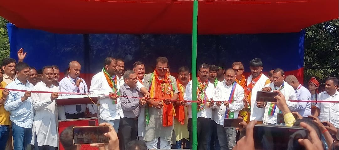 भुरकुंडा-गिद्दी नए पुल का धूमधाम से हुआ शिलान्यास