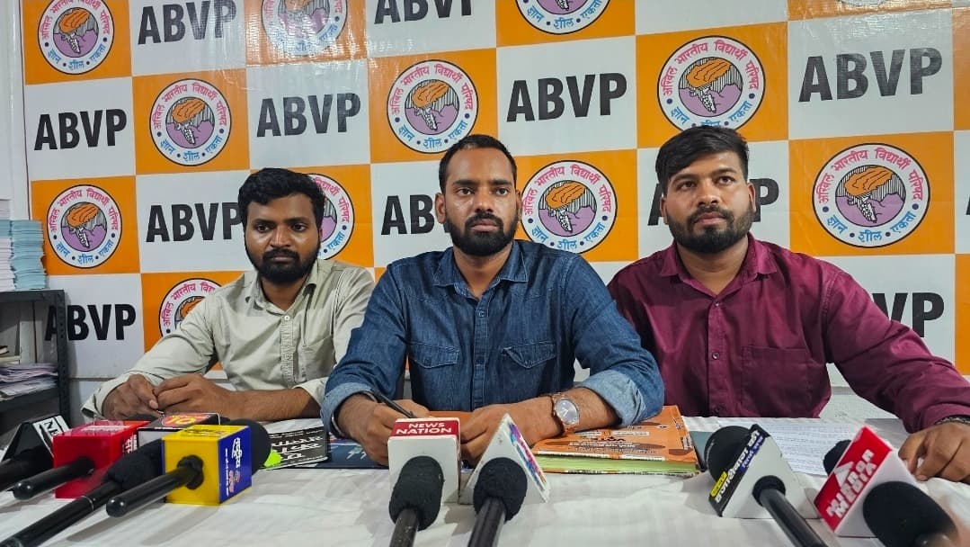 JSSC-JPSC परीक्षा में कथित धांधली के विरोध में ABVP ने छात्रों को दिया समर्थन