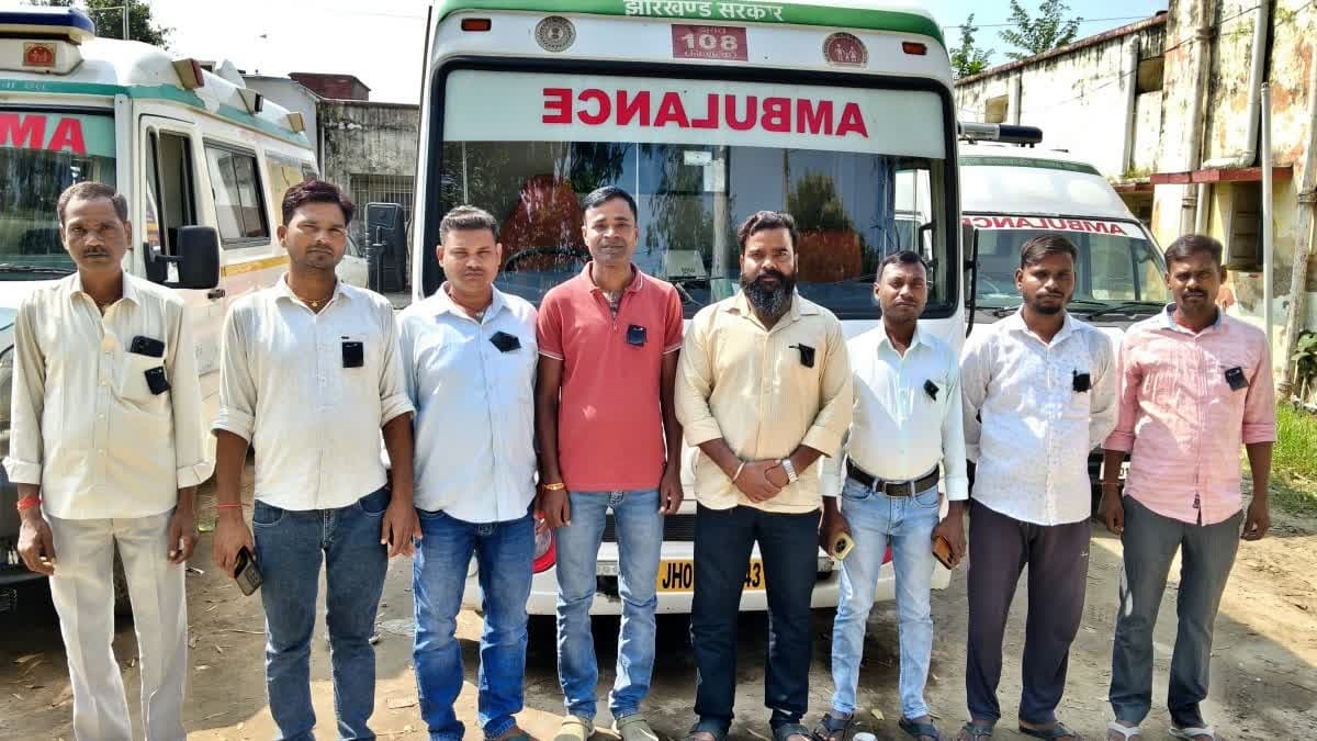 झारखंड में 108 एंबुलेंस कर्मियों ने हड़ताल की दी चेतावनी