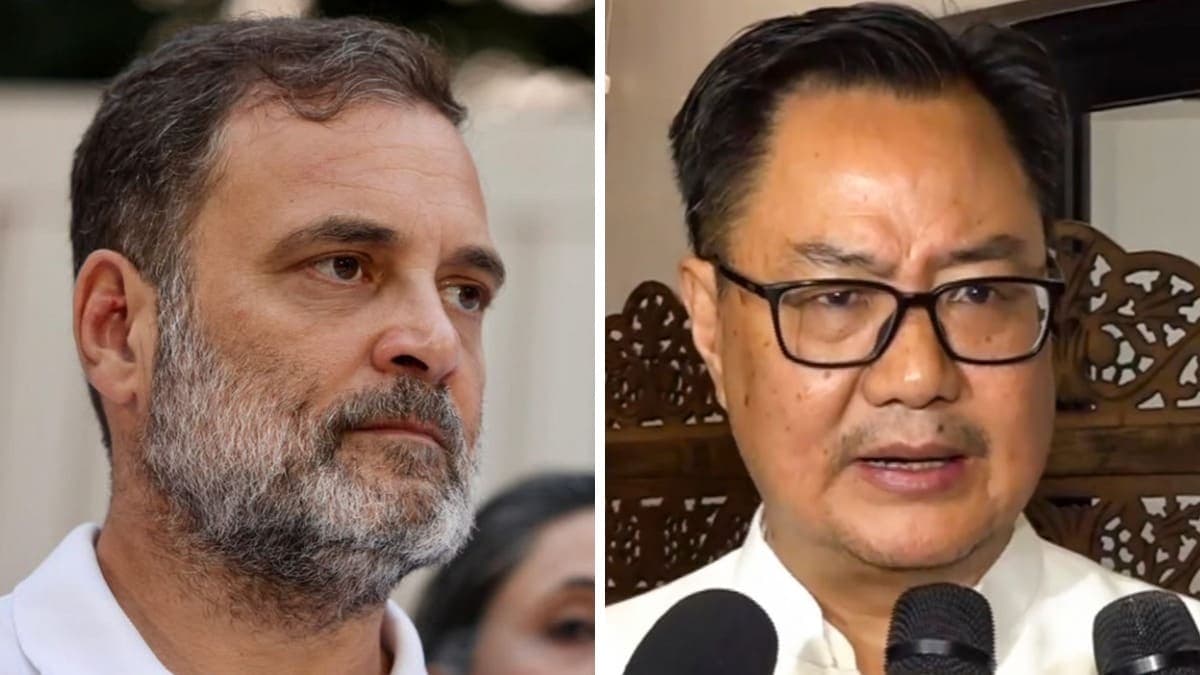 फेक एआई वीडियो को लेकर कांग्रेस पर बरसे किरेन रिजिजू, माफी मांगी