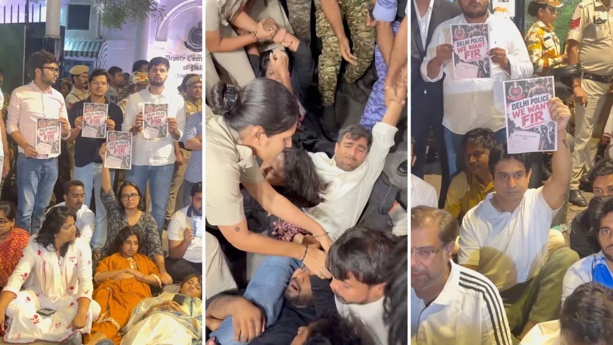 तिरंगा मार्च से पहले दिल्ली में हंगामा, NSUI अध्यक्ष विनोद जाखड़ हिरासत में