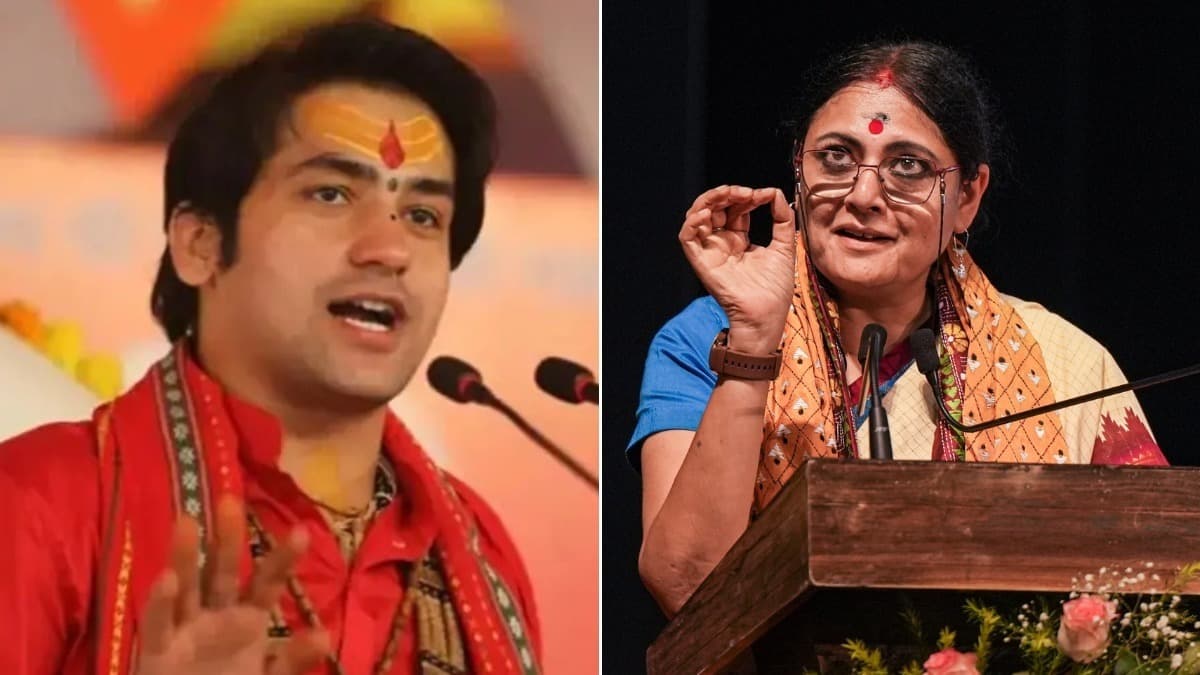 दुर्गा पूजा में नॉनवेज को लेकर घिरे धीरेंद्र शास्त्री, BJP-TMC ने भी जताई आपत्ति