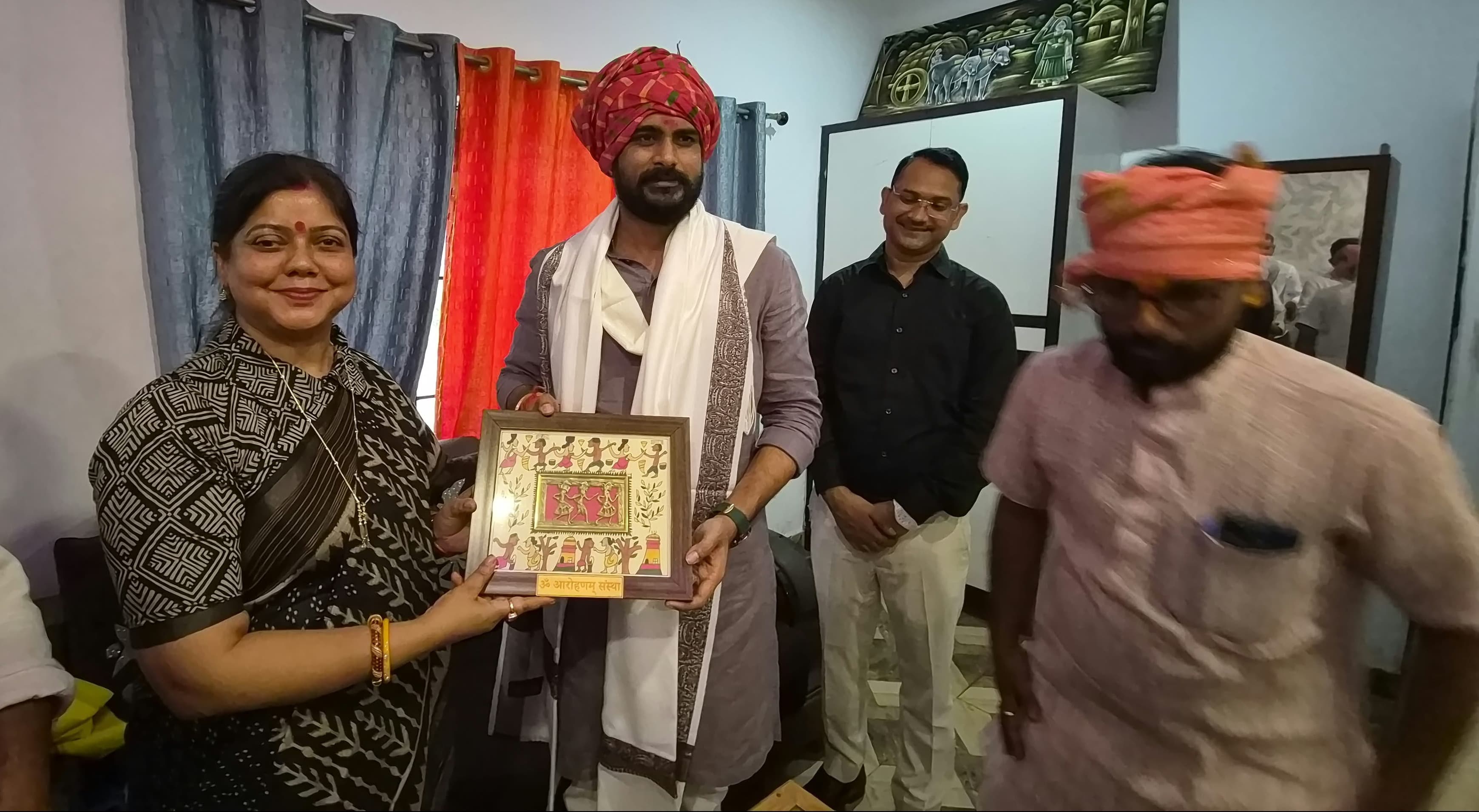भाजयुमो प्रदेश अध्यक्ष शशांक राज का हजारीबाग में आत्मीय स्वागत, शेफाली गुप्ता ने दी बधाई