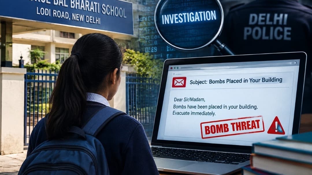 स्कूल बंद कराने के लिए नाबालिग छात्रा ने भेजा बम धमकी ईमेल