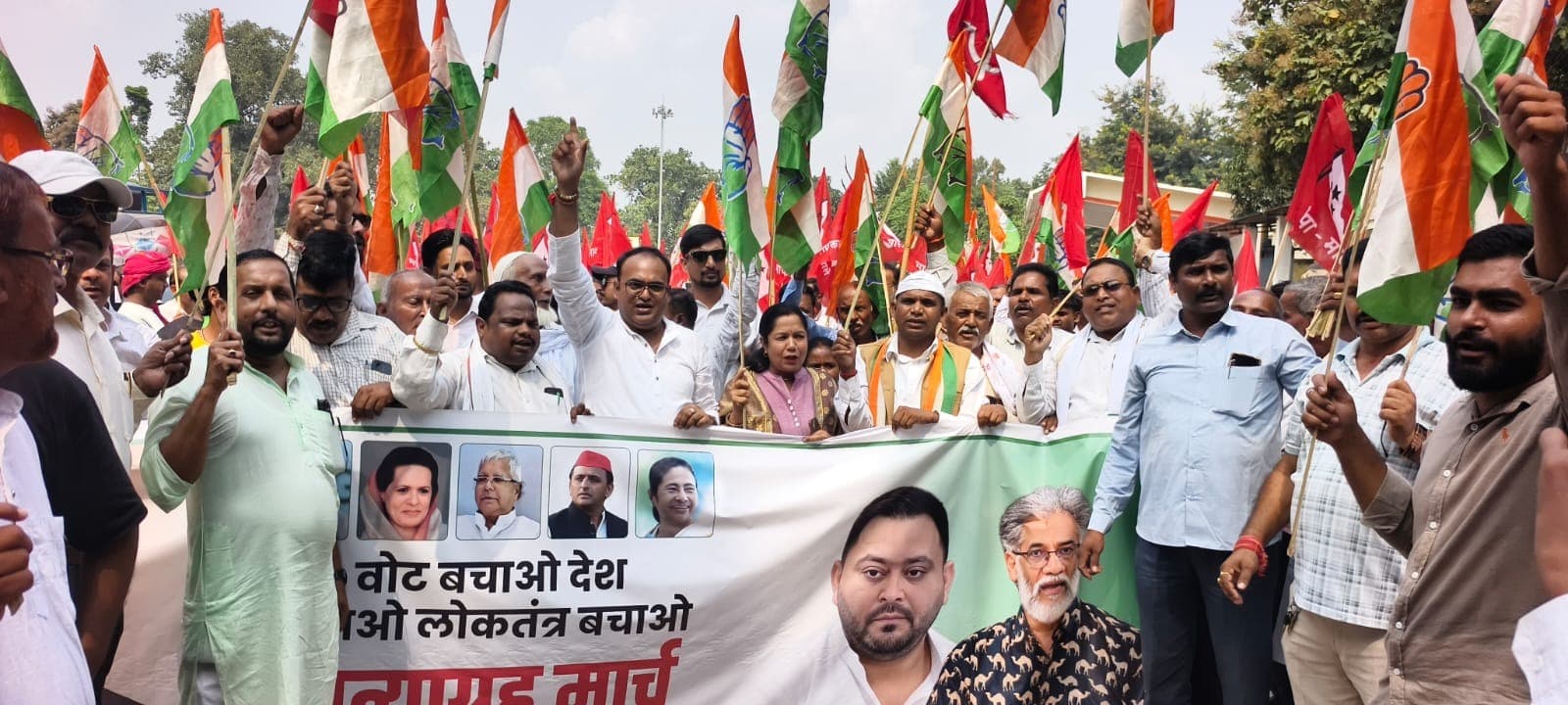 ज्ञानेश कुमार के खिलाफ कांग्रेस-माले का हल्लाबोल, गिरफ्तारी की मांग