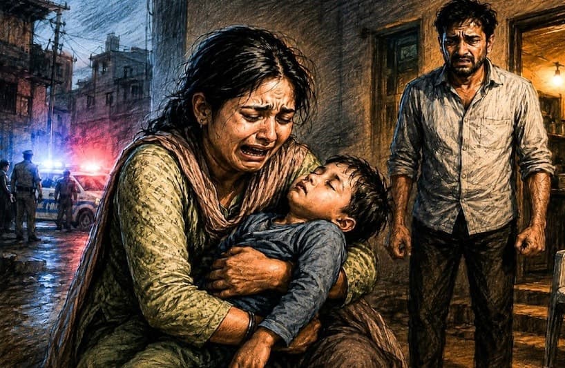 नोएडा में दिल दहलाने वाली घटना: पिता के कथित मुक्के से 5 वर्षीय मासूम की मौत