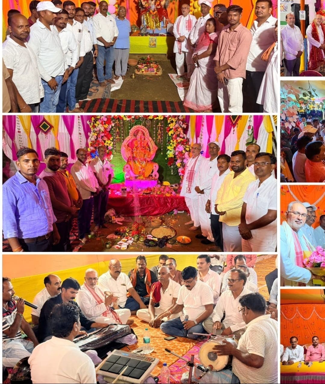 गणेश चतुर्थी पर बरही विधायक मनोज यादव ने विभिन्न गांवों में गणपति पूजा में लिया आशीर्वाद
