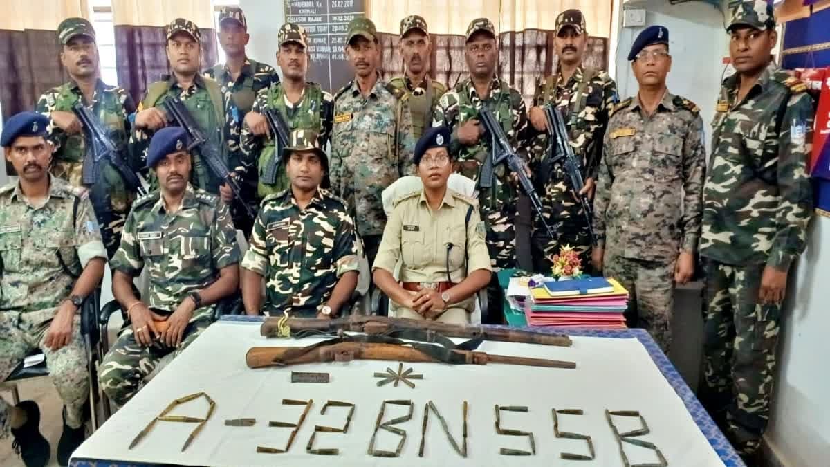 लातेहार के जंगलों में सुरक्षा बलों ने हथियार विस्फोटक बरामद किए