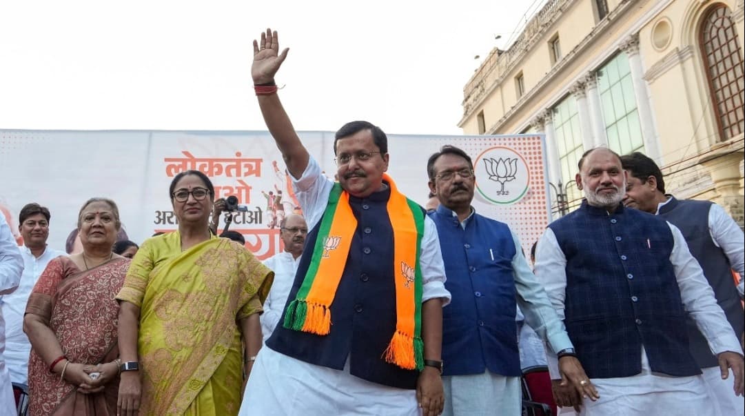 दिल्ली के चांदनी चौक में भाजपा की पदयात्रा, कांग्रेस और राहुल गांधी पर साधा निशाना