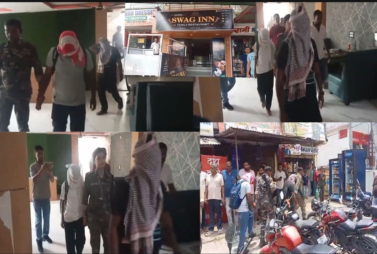  होटल संचालक पर फूटा जनाक्रोश, 'स्वैग इन' के बाहर हंगामा