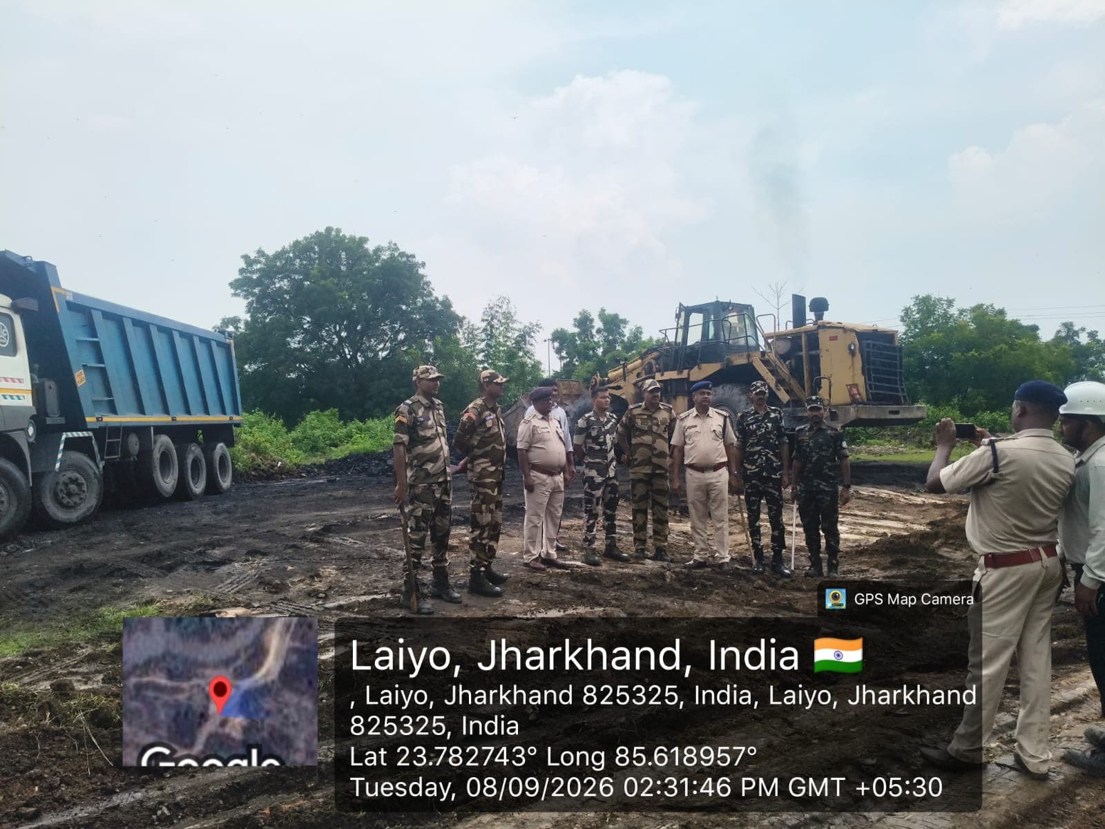 अवैध कोयला भंडारण के खिलाफ बड़ी कार्रवाई, 99.70 टन कच्चा कोयला जब्त।