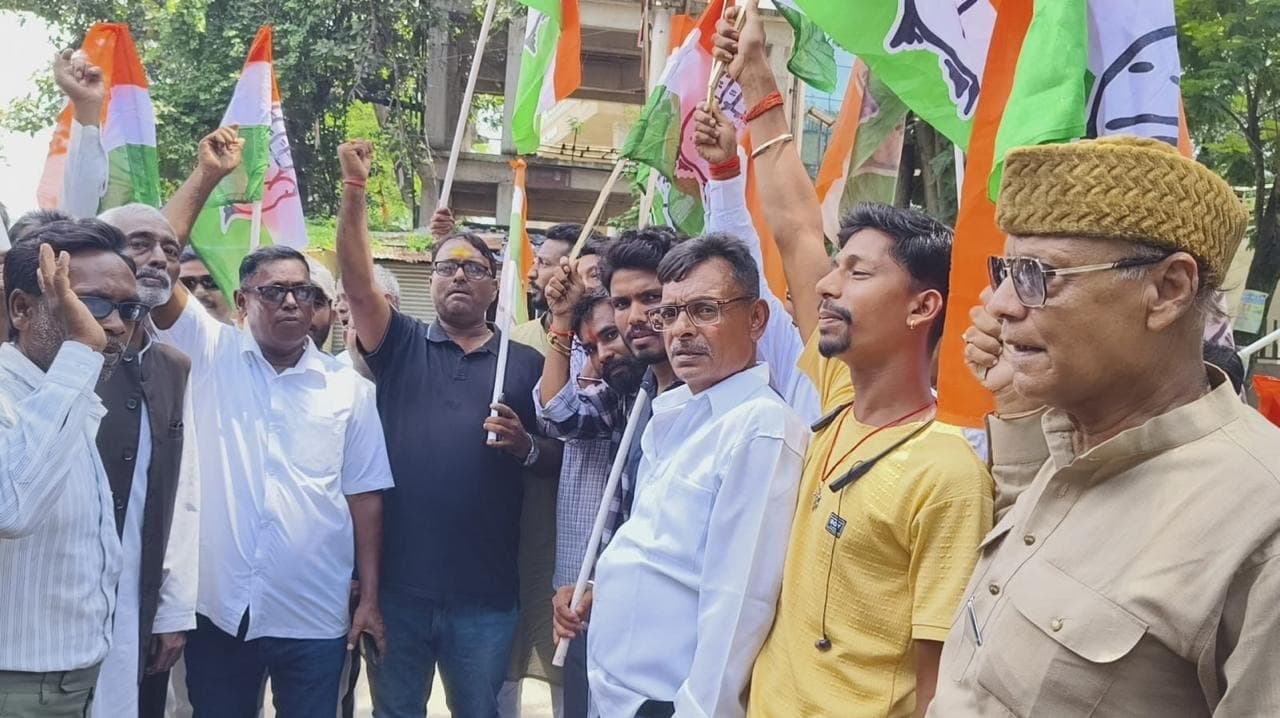 झारखंड के अधिकार और जनता की आवाज को लेकर कांग्रेस का एकदिवसीय धरना, खनिज संशोधन विधेयक का किया विरोध