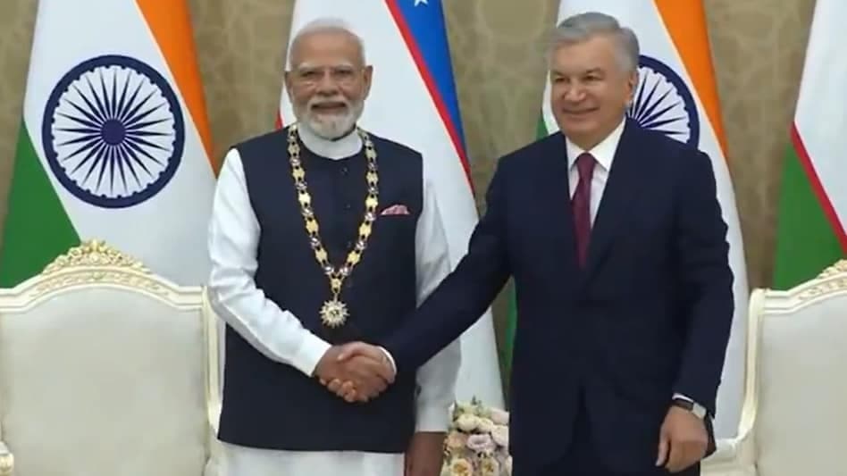 पीएम मोदी और उज्बेकिस्तान के राष्ट्रपति मिर्जियोयेव की मुलाकात, द्विपक्षीय संबंधों पर हुई अहम चर्चा