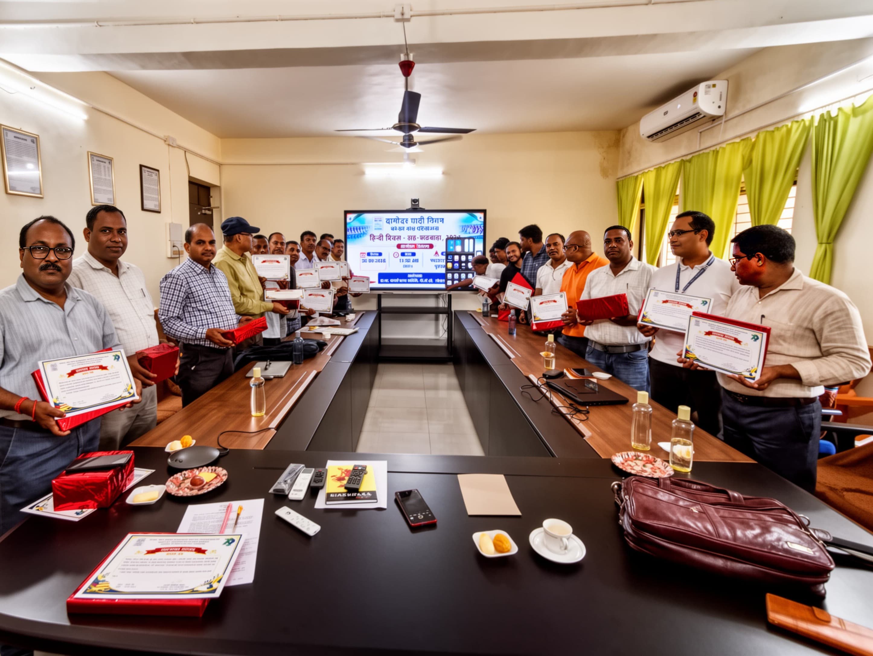 डीवीसी कोनार बांध में हिंदी पखवाड़ा का  समापन, उत्कृष्ट कर्मियों को मिला सम्मान
