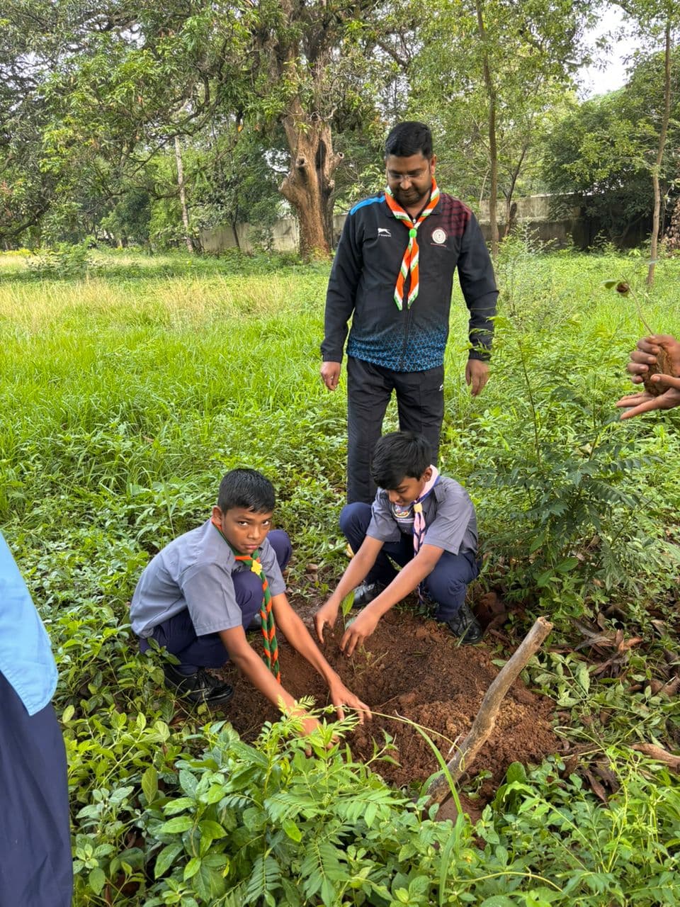 हजारीबाग में विश्व पर्यावरण दिवस पर पौधारोपण, दिवंगत गाइड सदस्य को श्रद्धांजलि